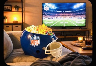 NFL Snackhelm Football Snack Helm Super Bowl Party Sport National League Neu OVP