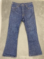 Vintage 70s Levis 646 Orange Tab Bell Bottom Jeans Mens Size 36x31 MINT