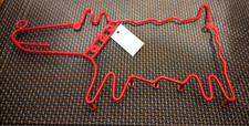 Vtg 1995 IKEA Dog-Shaped BUSSIG WALL 5-HOOK Hat/Coat/Leash RACK Pop-Art/POST-MOD