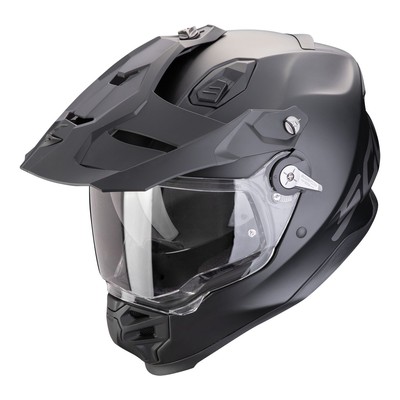 SCORPION Motocrosshelm ADF-9000 AIR SOLID Schwarz Gr: M ECE 22.06