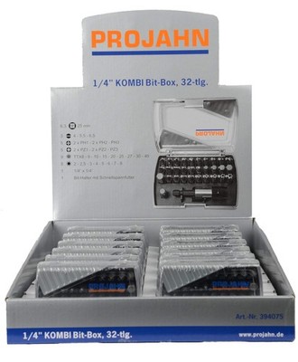 Verkaufsdisplay 12 x Bit Box 31tlg 394075
