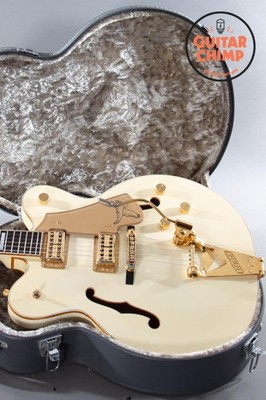 1998 Gretsch 7594 White Falcon Bigsby OHSC Filter Tron Ebony Board