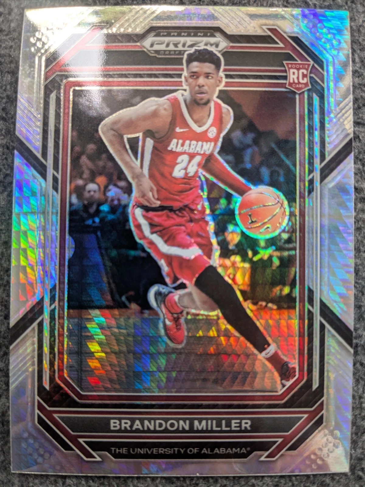 2023 PANINI PRIZM DRAFT PICKS BRANDON MILLER HYPER PRIZM ROOKIE CARD#63