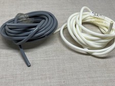 Zwei Meter Festo Airline Schlauch für Lufteinzug, neu & unbenutzt, grau & weiß