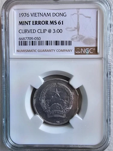 Vietnam 1 Dong 1976 NGC Mint Error MS 61