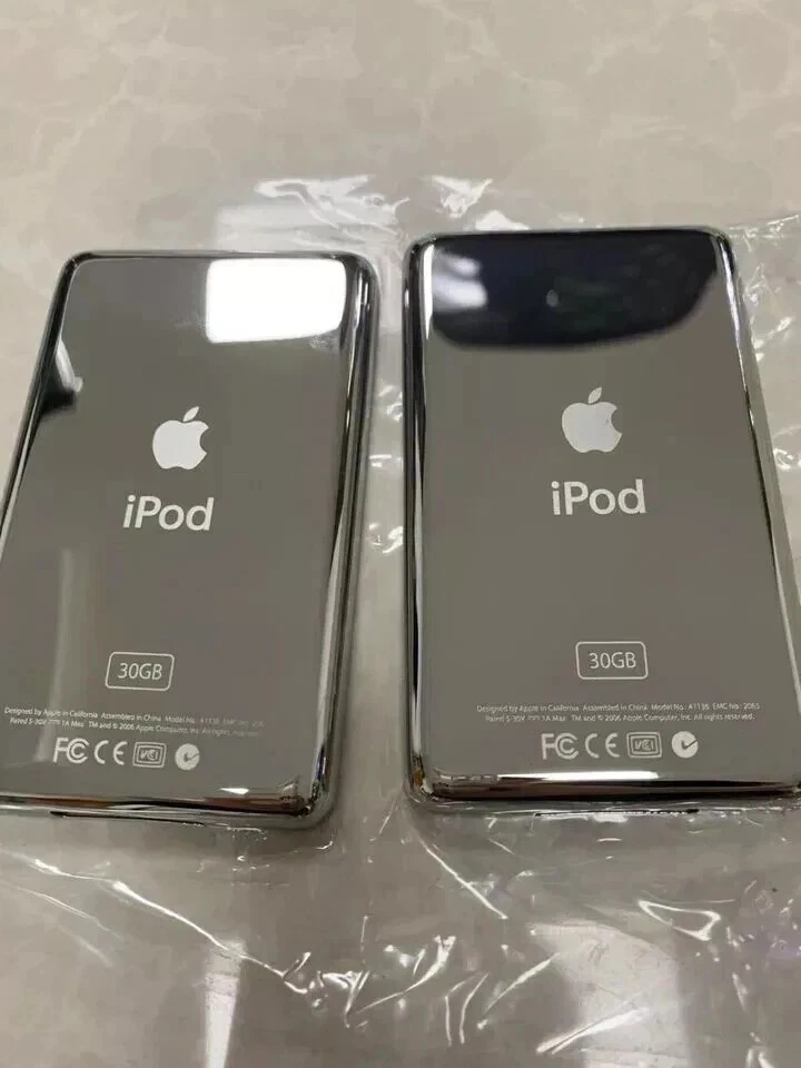 THIN NEW Silver Metal Back Housing Cover Case for iPod Classic / Video - Image 4 of 4