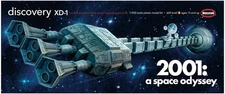 MOEBIUS 2001-8 DISCOVERY XD-1   2001: A SPACE ODYSSEY MODEL KIT-NIB-1:350 SCALE
