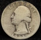 1932 S United States Washington Quarter Silver Coin 25C