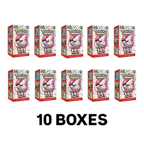 Pokmon Scarlet & Violet 151 Booster Box (Korean Version) - 140 Cards,  Factory Sealed