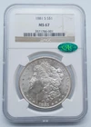 1881-S Morgan Silver Dollar NGC & CAC MS67 - T113