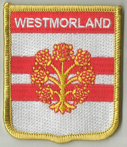 WESTMORLAND ENGLAND FLAG EMBROIDERED PATCH BADGE - Photo 1/1