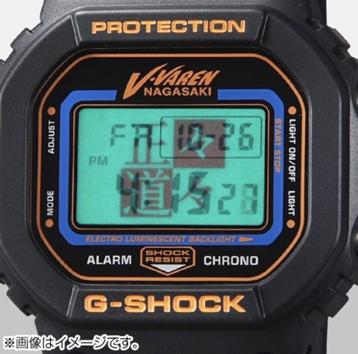 Casio G Shock DW-5600VT V-Varen Nagasaki Joan Football Team Collaboration  Japan