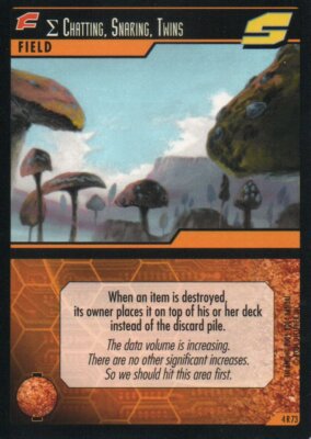 DotHack TCG - Isolation - Chatting Snaring Twins #73 Rare