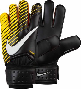 black and orange nike goalkeeper gloves