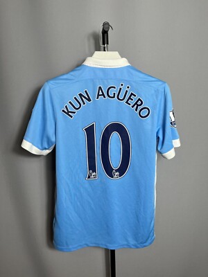 MANCHESTER CITY 2015 2016 HOME SHIRT JERSEY NIKE 658886-489 #10