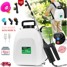 Battery Powered Sprayer 3.2 Gallon,  Backpack Sprayer with 3 Adjustable Speeds B