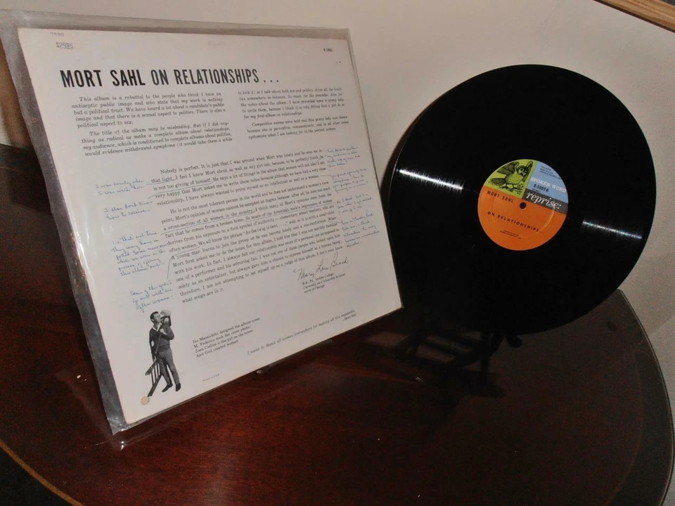 Mort Sahl ...4 Great Comedy Albums .. thoughts on relationships, politics& life - Imagem 2 de 4