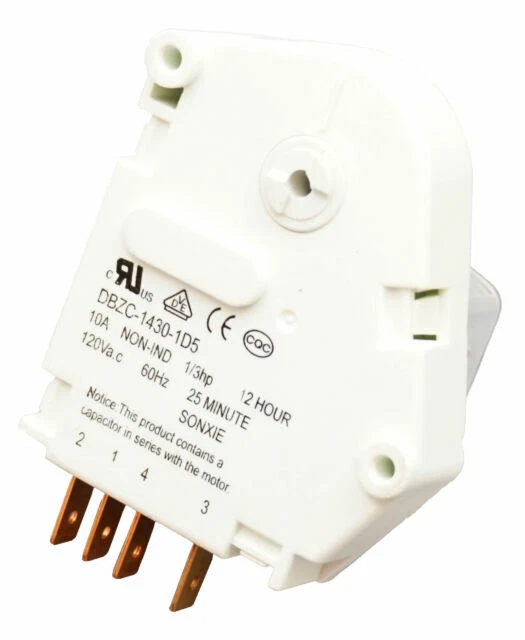 Piezas de temporizadores de descongelación Electrolux Blanco