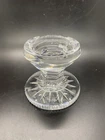 Vintage Signed Irish Waterford Crystal Candle Holder Votive 3" Tall Single