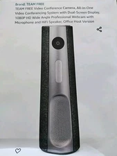 Team Free Video Conference Equipment 1080P USB Version with Mouse Gray New 