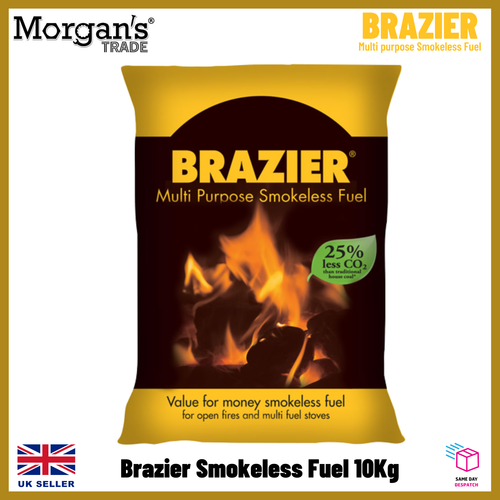 Brazier Multi Stove Smokeless Fuel Open Fire Burner High Heat Coal 10kg