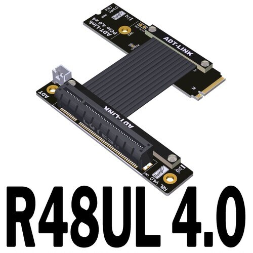 Przedłużacz M.2 DO PCIE X8 PCIE4.0 NVME M KEY 64G/bps Konwerter rozszerzeń - Zdjęcie 8 z 8