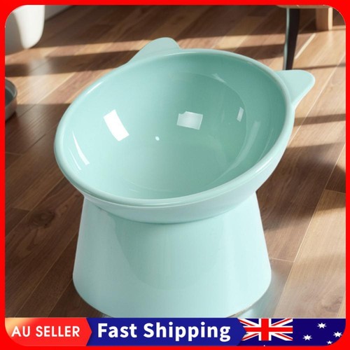 Tall Dog Bowl Tilted Cat Food Bowl Ergonomic Plastic Feeding Bowl for Cats Dogs