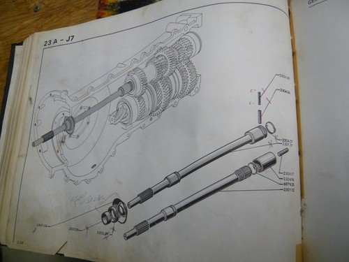 Peugeot J7 Antriebswelle . Drive Shaft. 2301.21 - Bild 2 von 3