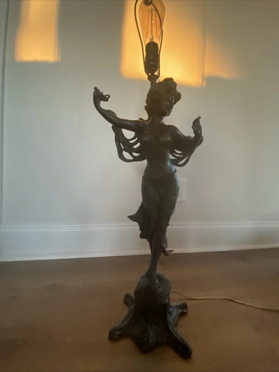 art nouveau lamp products for sale | eBay