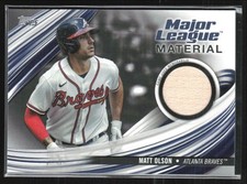 Matt Olson 2023 Topps Major League Material Relics Black /199 Bat #MLM-MO
