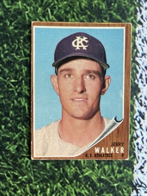 1962 Topps Baseball Jerry Walker #357 Kansas City Athletics EX Low Shipping 