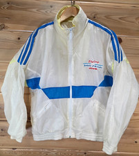 VTG Adidas 90s Track Jacket Full Zip Men Medium Styling Sportsman Read