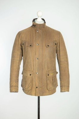 Barbour International Duke Wax Brown Men's Field Jacket Coat Size M