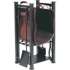 Dagan 5806 Log Holder with Carrier & Tools Black - 6 Piece