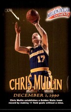 Chris Mullin 1997-98 Fleer #44 Warriors NBA READ FREE SHIPPING AutographDen