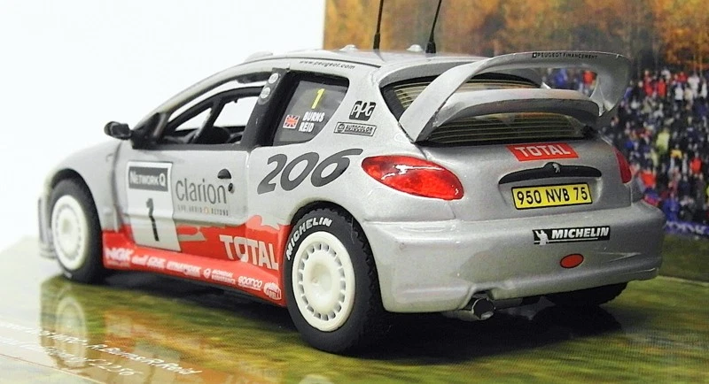Vitesse масштаб 1/43 43003 - Peugeot 206 WRC ралли Великобритании 2002 - Изображение 2 из 4
