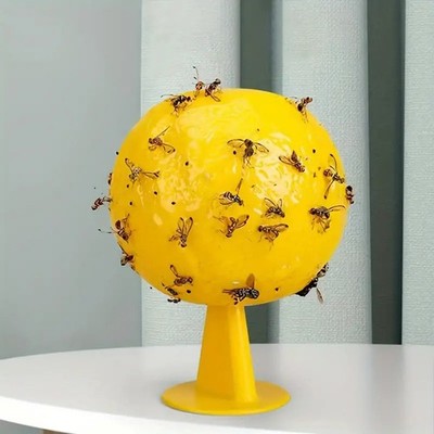 Fruit Fly Balls Fly Ball Trap Sticky Insect Ball Citrus Needle Wasp Ball Trap