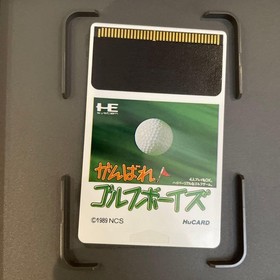 PC Engine 4-piece set Power League/Golf Boys/THE Kouo/PUZZNIC