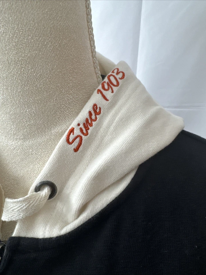 Harley-Davidson Black/Beige Jacket Live to Ride Full Zip Hoodie Women’s  M - Image 4 of 4