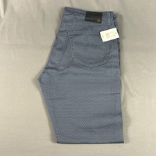 AG Jeans Everett Slim Straight 38 x 34 Blue Multi Cotton NWT MSRP 235