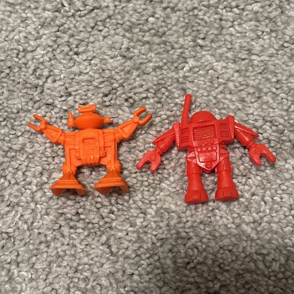 Juego de figuras vintage Arco Toys Robot Zone 1985 espacio de goma, jet, bláster, cohete Foto 4 de 4