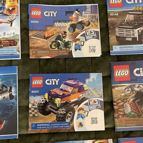 Lego Manual Instruction Books Various City Sets 60179 60183 60107 60343 60219 ++