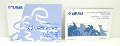2007 Yamaha V Star XVS11X XVS11AWX XVS11ATX Owner's Manual 3B8-28199-12