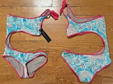 NWT LADIES MARC JACOBS ONE PIECE CUT OUT SWIMSUIT MSRP 142. PICK SIZE P, S OR M