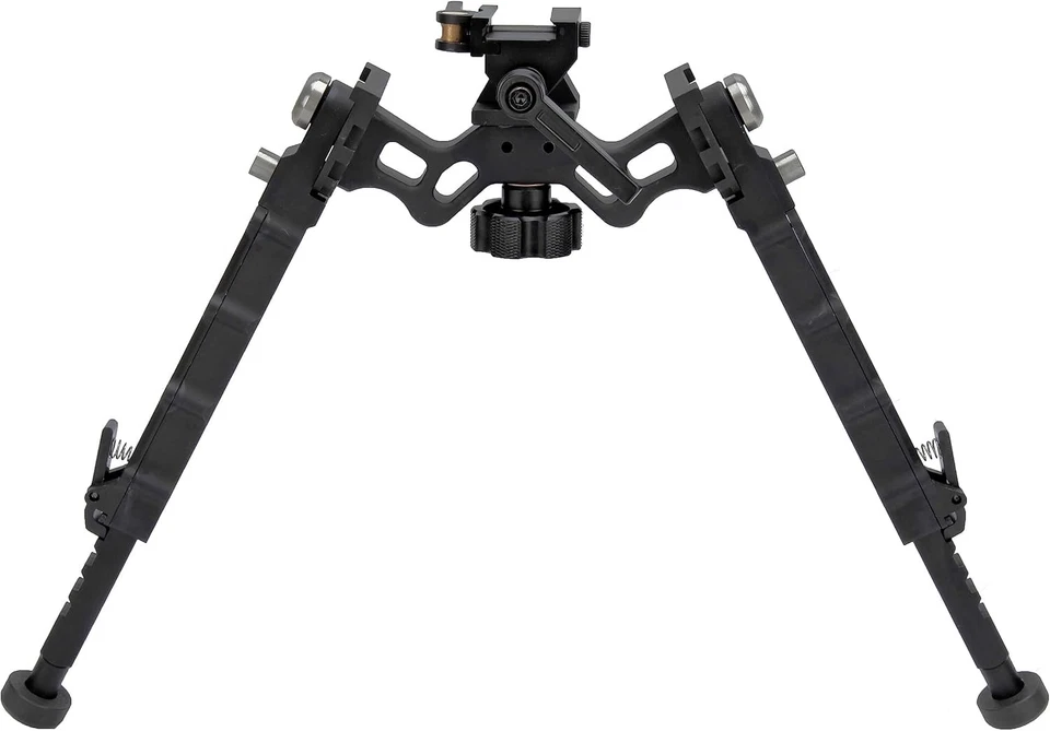 Tactical Wide Stance Rifle Bipod Pan & Cant with Quick Detach Fits Picatinny - Image 2 of 4