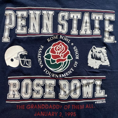 Camiseta De Colección 1995 Penn State Rose Bowl XL Azul Marino Galt Sand EE. UU. Puntada Única - Imagen 5 de 10