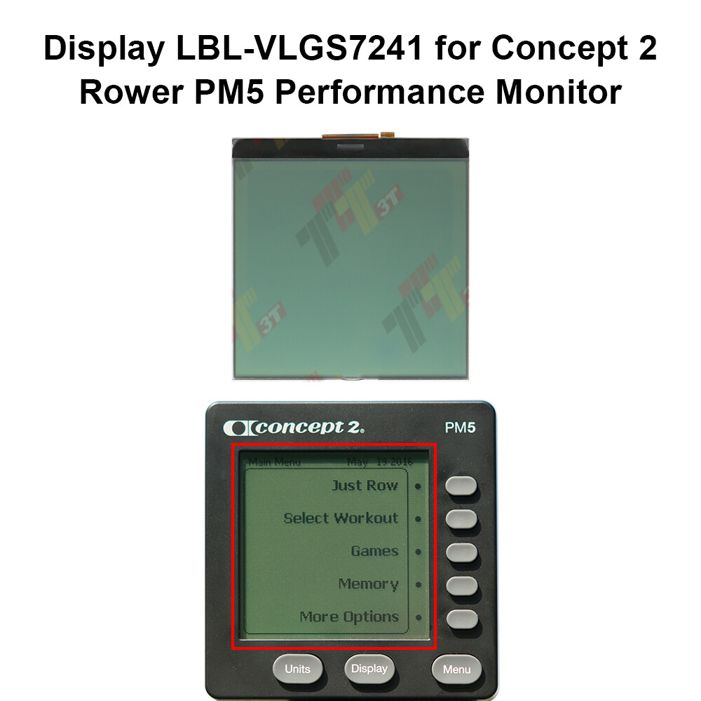 Pantalla de monitor de rendimiento PM5 para Concept 2 Remo LBL-VLGS7241
