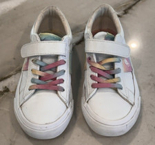 Polo Ralph Lauren Kids White Rainbow Sayer Shoes US 11