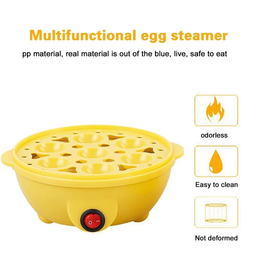 Dash Electric Rooster Rapid Egg Cooker – Automatic Steam Boiler Kitchen Appliance