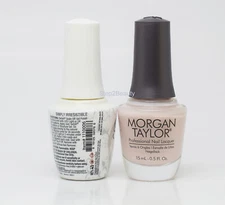 Gelish DUO Soak Off Gel Polish + Morgan Taylor Lacquer #006 Simply Irresistible